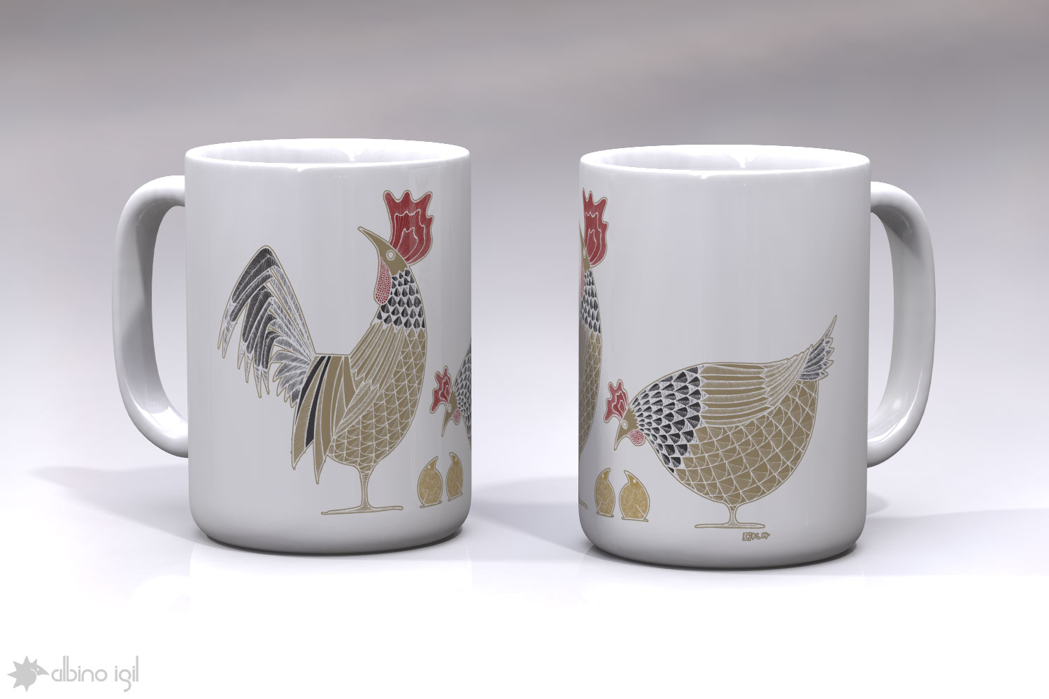 Chicken Mugs A