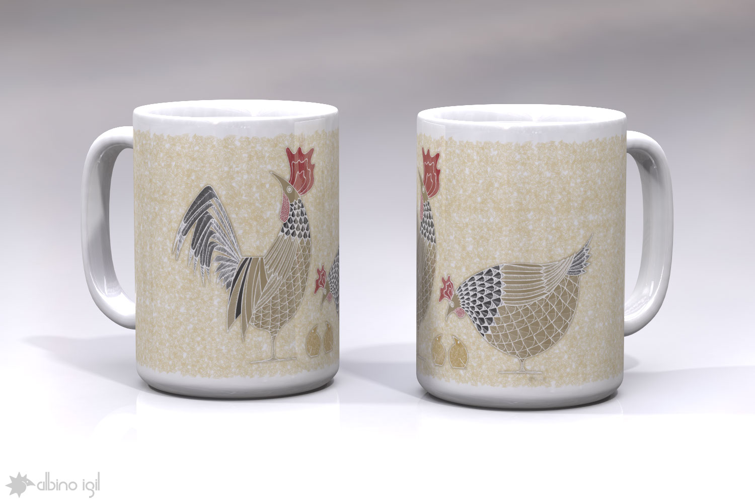 Chicken Mugs B