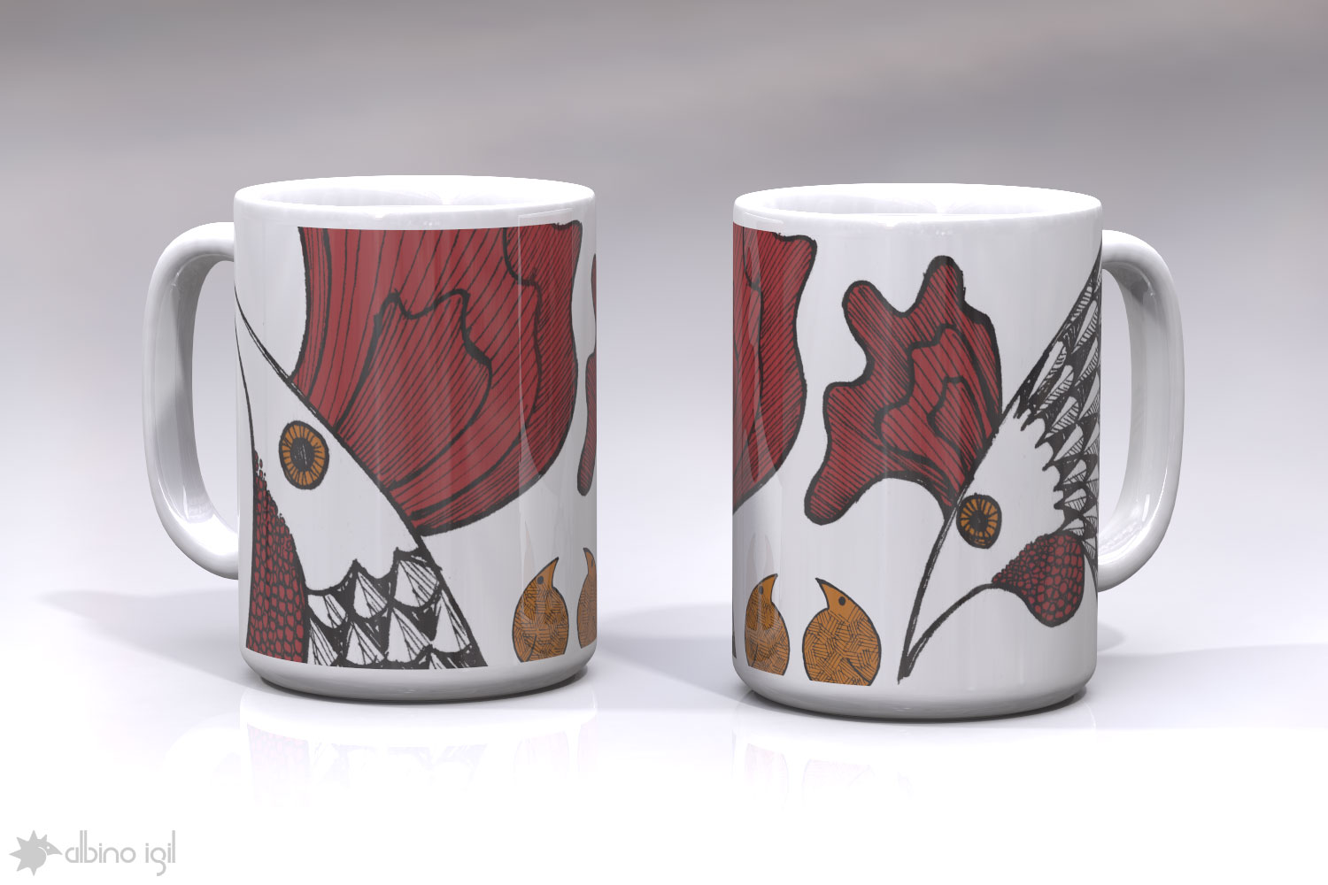 Chicken Mugs E