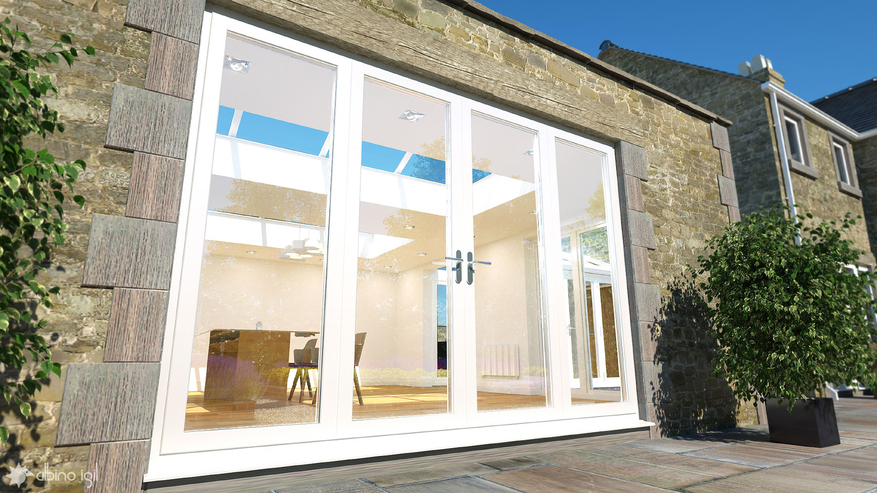Glazed Extension Doors